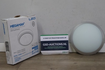 Afbeelding van Megaman Led bulkhead plafonlamp'