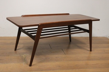 Afbeelding van Louis van Teeffelen - Vintage Teakhouten Salontafel