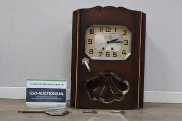 Afbeelding van Art Deco Bim-Bam Suisse-Jura Wandklokje