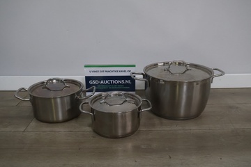 Afbeelding van Bk kookpannen 3 stuks