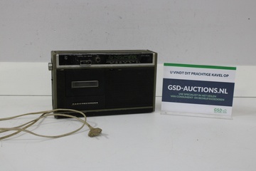 Afbeelding van Vintage Philips Radio-Cassetterecorder