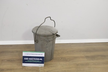 Afbeelding van Zinken Tuin Afvalemmer - Rotterdam