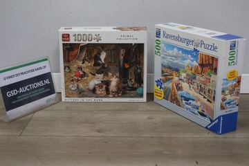 Afbeelding van Mix van 1 Dieren- & 1 Landschapspuzzel