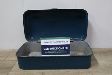 Afbeelding van Vintage emaille broodtrommel'