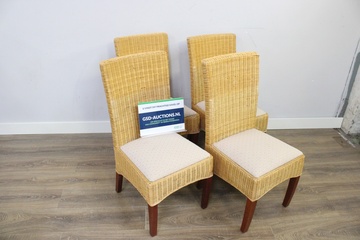 Afbeelding van Set van 4 Eurotan Eetkamerstoelen'