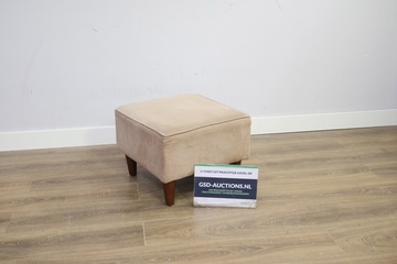 Afbeelding van Beige Gestoffeerde Hocker