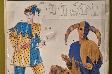 Afbeelding van burda naaipatroon clown 4366