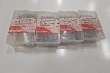 Afbeelding van 4x500gram plafondnagels verzinkt 
