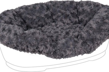 Afbeelding van Hondenkussen Tuck Cuddly Grijs S – 58x38x20 cm