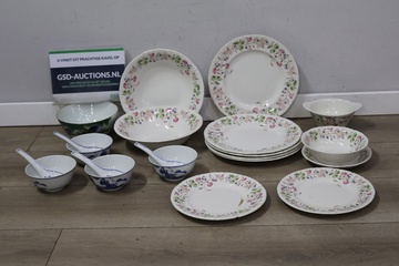 Afbeelding van 12-Delig Pontesa Servies met 4 Rijstkommetjes & Lepels