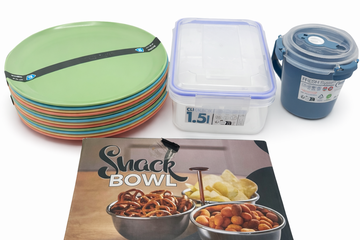 Afbeelding van Partij Diverse Keukenartikelen – Borden, Opbergdozen & Snack