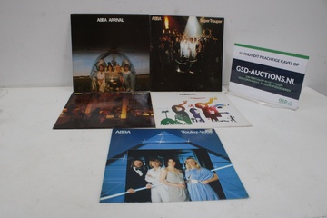 Afbeelding van Set van 5 Vintage Abba Lp's