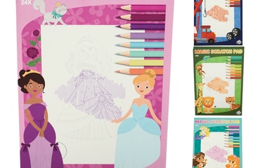 Afbeelding van Kids creatief set scratchboek 4stuks