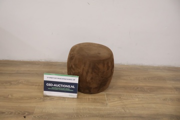 Afbeelding van Bruin Stoffen Poef''