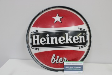 Afbeelding van Vintage Heineken Bier Reclamebord