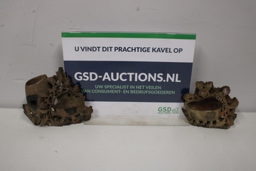 Afbeelding van Vintage Chinees Spekstenen Inktpot