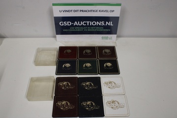Afbeelding van Set van 12 Vintage Limited Edition Onderzetters