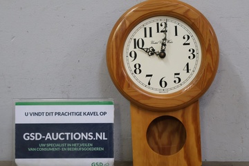Afbeelding van Houten wandklok'