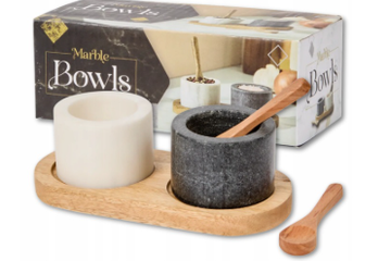 Afbeelding van Marmeren sauskommen, sauskom, dipschaal