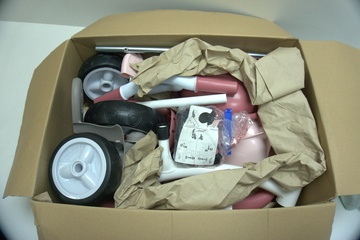 Afbeelding van Smoby Be Move Roze Driewieler met duwstang