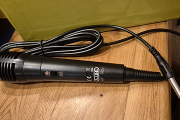 Afbeelding van microfoon met jack plug aansluiting