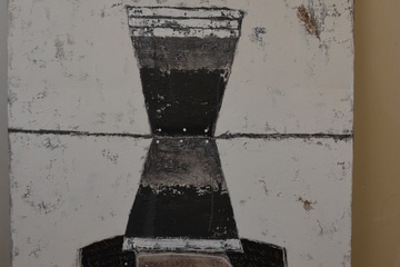 Afbeelding van Groot schilderij van Jeanne Beenackers: 'Abstract'