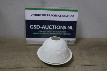 Afbeelding van Porseleinen waxinelichthouder''
