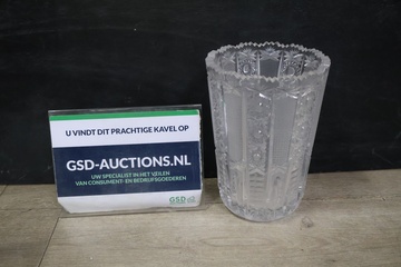 Afbeelding van Vintage kristallen vaas