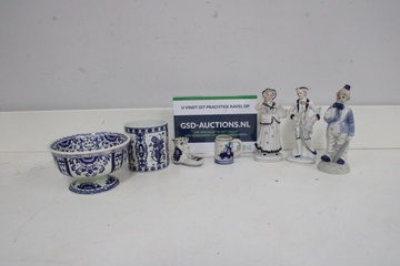 Afbeelding van Blauwwitte Delfts aardewerk collectie