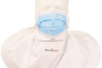Afbeelding van 20x Medicare HD101 Beschermkap met aanvullend mondsmasker