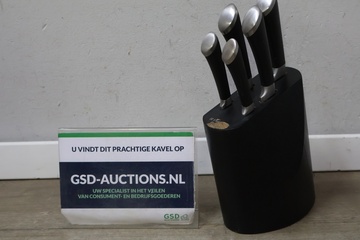 Afbeelding van 5-Delige BergHoff Messenset in Blok van Electrolux