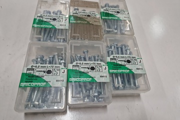 Afbeelding van 6 doos houtdraadbouten verzinkt 