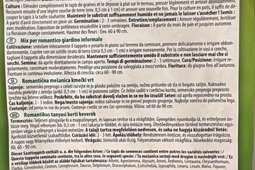 Afbeelding van 3 zakjes zaadmat 60X40 romantische boerenmix  tht 31-12-25