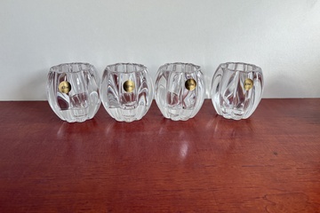 Afbeelding van Kristallen sfeerlicht/waxinelichthouder  "Elba"