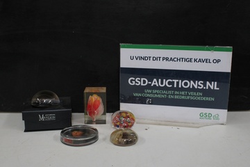 Afbeelding van Set van 5 Vintage Presse-Papiers