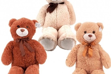 Afbeelding van Zachte knuffelbeer XL-90CM