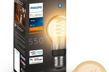 Afbeelding van Philips Hue filament standaardlamp A60 - zachtwit licht