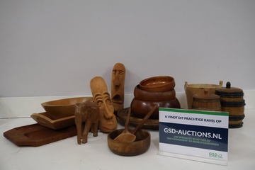 Afbeelding van Mix van 10 Stukken Decoratief Hout