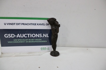 Afbeelding van Bronzen Beeld van een Naakte Waterdragende Vrouw