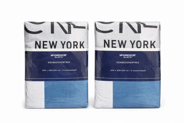 Afbeelding van 2x McGregor dekbedovertrek New York 200x200/220 cm