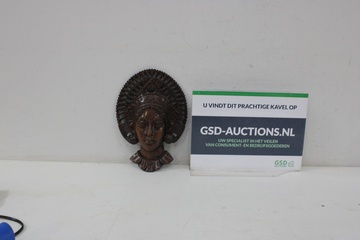 Afbeelding van Gestoken Houten Balinese Vrouw''