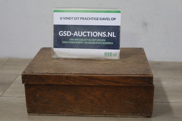 Afbeelding van Houten opberg kist