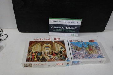 Afbeelding van Set van 2 Legpuzzels van 1000-Stukjes'