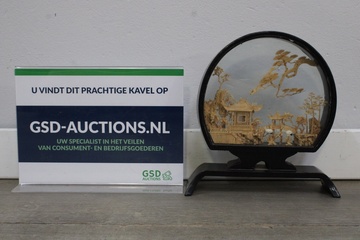 Afbeelding van Vintage Chinese Kurk-Diorama