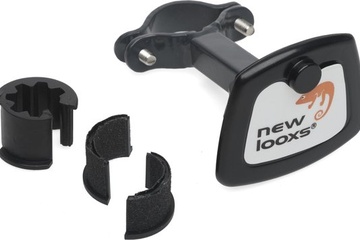 Afbeelding van New Looxs Smartlock Afneembare Bevestiging Fietsmand - Zwart