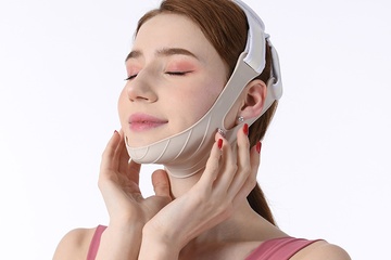 Afbeelding van Gezicht V shape band - face lift - shapend en liftend - siliconen