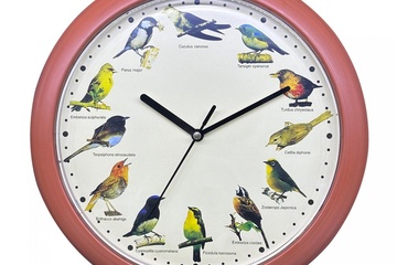 Afbeelding van Japanse Zangvogel Klok - rood-elk uur het geluid vogelsoort