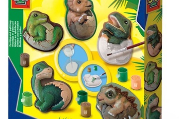 Afbeelding van SES Creative – Gieten & Schilderen – Dino Eieren