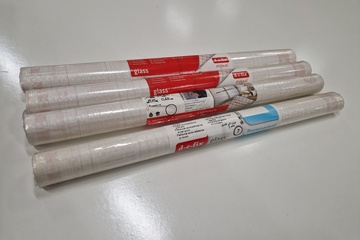 Afbeelding van 4 rollen DC fix zelfklevende raamfolie 