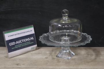 Afbeelding van Glazen taartstandaard''